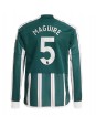 Manchester United Harry Maguire #5 Venkovní Dres 2023-24 Dlouhý Rukáv